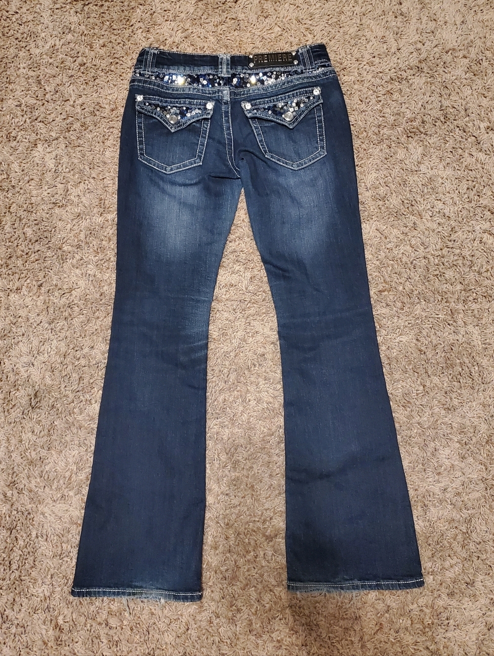 Premier Women's Size 5/6 Dark Wash Bootcut Jeans - Picture 2 of 10